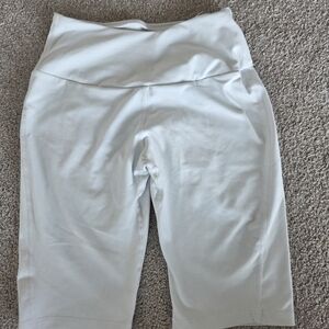 White Bike Shorts LONG Ryderwear